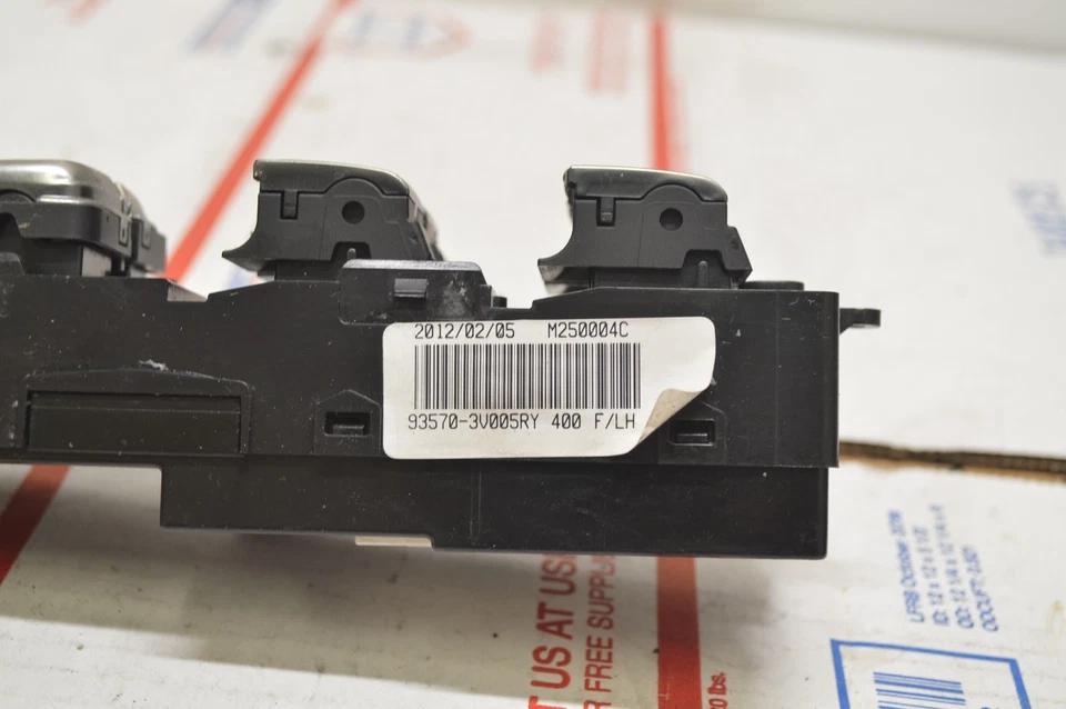 Hyundai Azera 2012 2013 ventana eléctrica interruptor maestro puerta ventana botón MM77#023 Foto 3 de 4