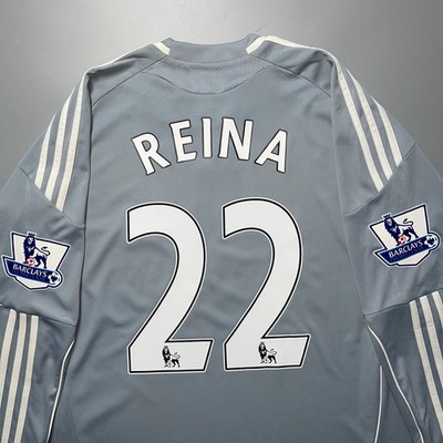 LIVERPOOL ADIDAS 2010/2011 GK FOOTBALL JERSEY #22 PEPE REINA SIZE