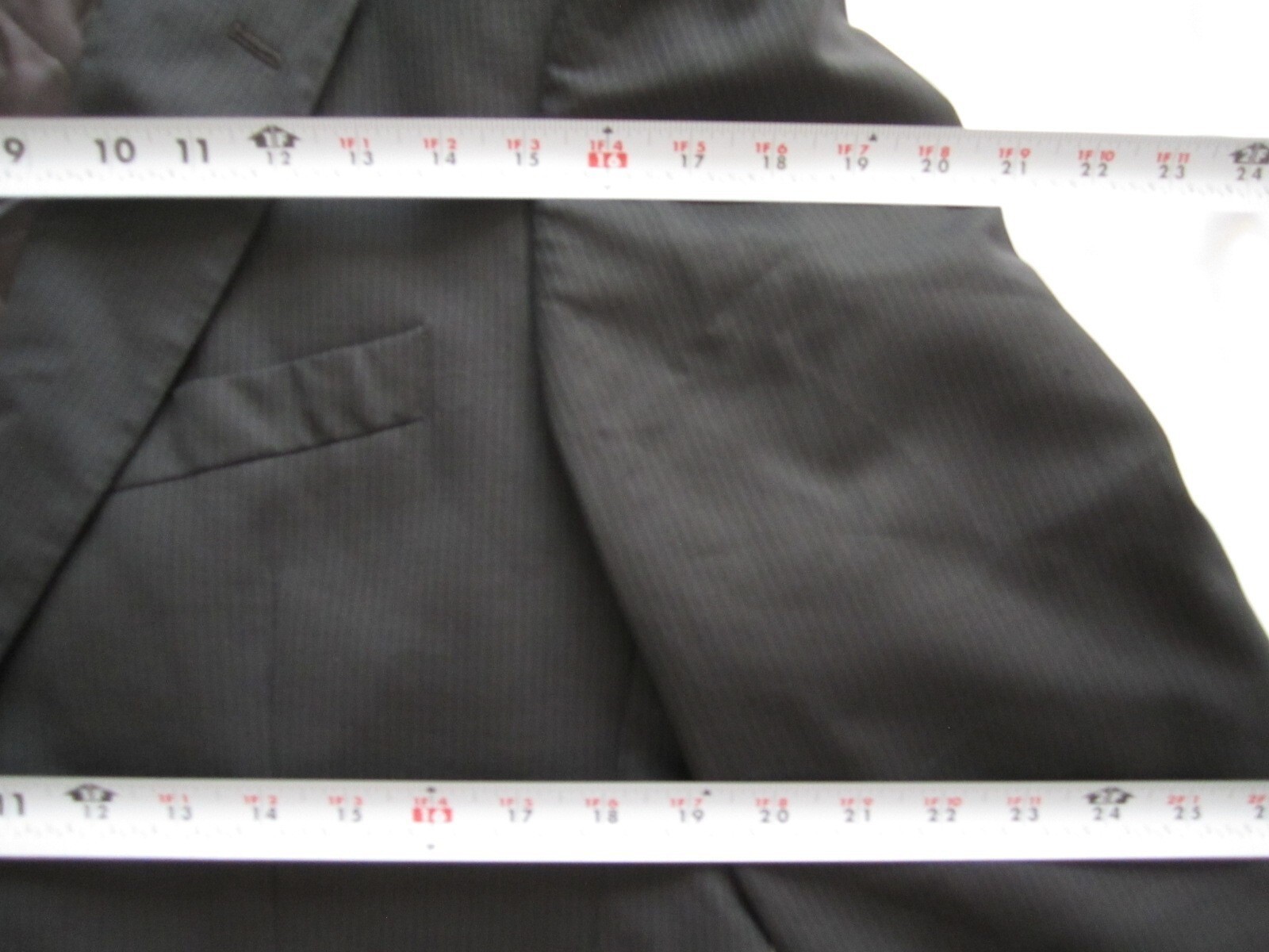 Men Brooks Brothers Stretch 2 Button Stripes Wool Jacket Sz 40L (MJ34) thumbnail 5