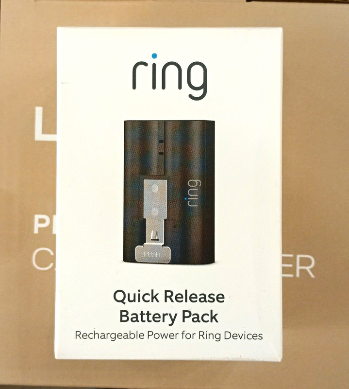 Ring Quick Release Rechargeable Battery Pack Power for Ring Devices