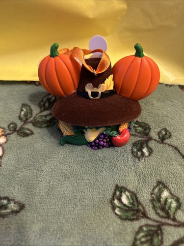 NEU Disney Parks selten Thanksgiving Mickey Kürbis Ohren Ornament limitiert 1929/3000 - Bild 17 von 20