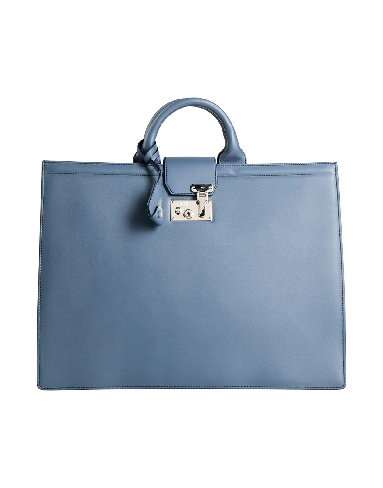 Dunhill - Women - Leather Tote - Slate blue 442590₽