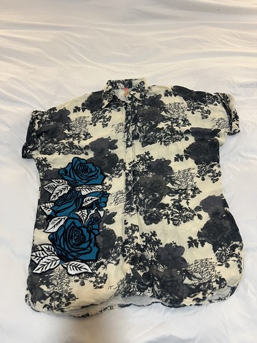 Anthropologie Anouk Grewal Top blouse Womens embroidered floral small 194