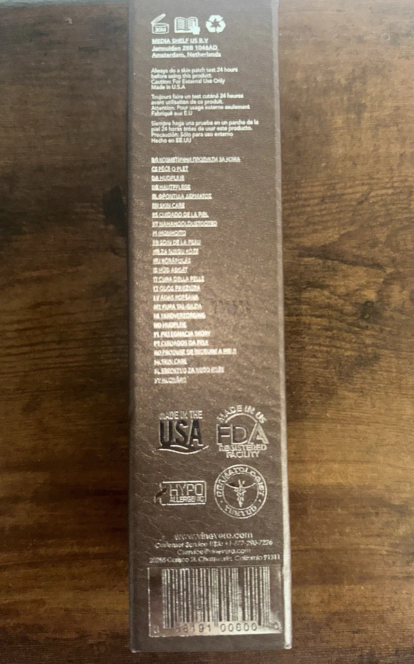 Suero para ojos de alta potencia Vine Vera Resveratrol Cabernet 50 ml/1,69 oz TOTALMENTE NUEVO Foto 4 de 4