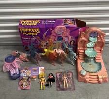 VINTAGE SHE-RA PRINCESS OF POWER LOT -CRYSTAL FALLS/HORSES/FIGURES + MORE *READ*