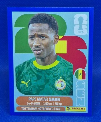 2026 Panini FIFA World Cup Sticker Pape Matar Sarr #SEN 10 - Blue Border