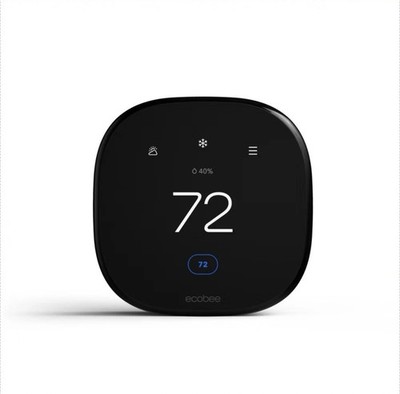 Ecobee EB-STATE6L-01 Smart Thermostat Enhanced - Black