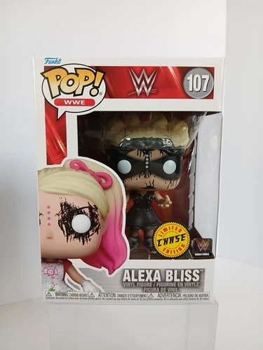 Funko POP WWE Wrestle Mania Alexa Bliss Chase Blk Variant New/Unopened Free Ship