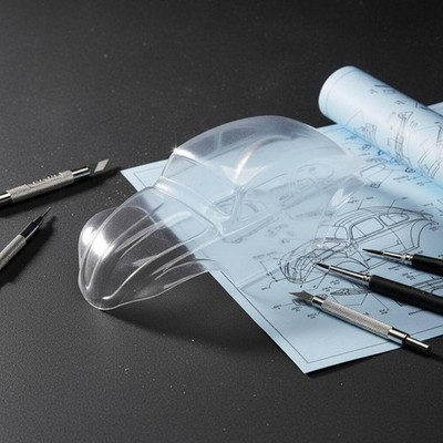 Clear Rc Shell Shell Transparent Hobby Model Part Lightweight