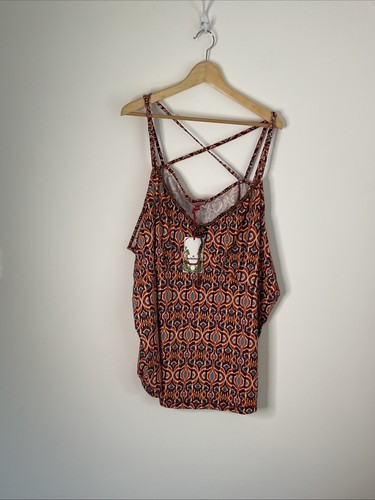 BNWT Joe Browns Aztec Size 30 /32 Aztec Scrappy Summer Beach Boho Top Beads - Picture 3 of 20