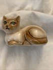Vintage Trio Of Green Eyed Siamese Cat Ceramic — photo 4