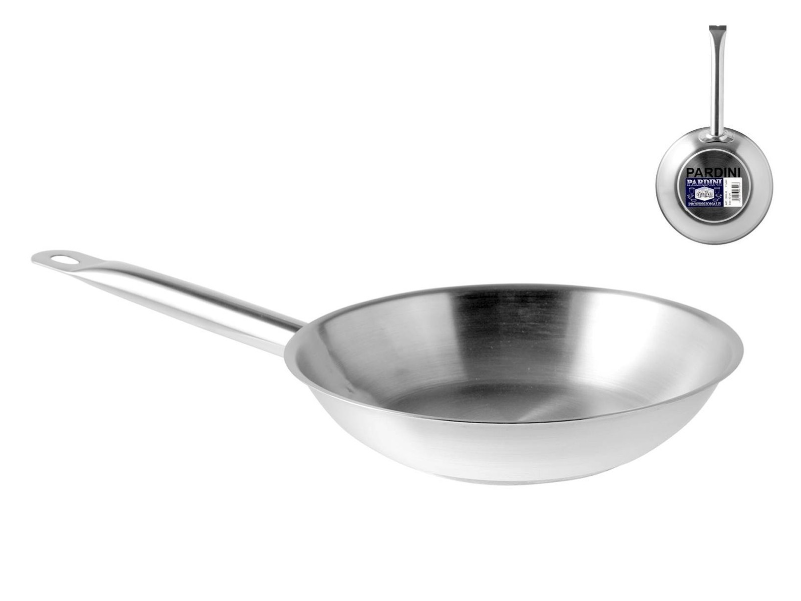 Pardini Frying Pan Omnia 1500 Inox 1 Handle 28 Cm