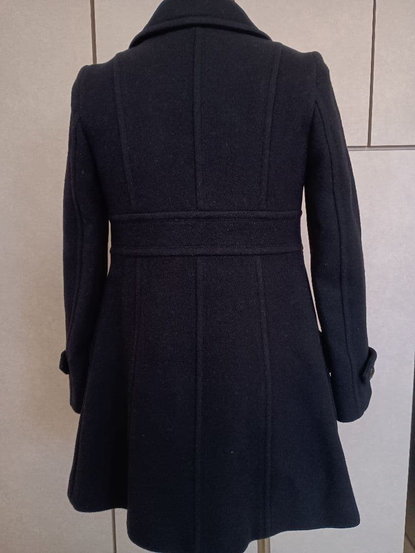 BURBERRY BLUE LABEL Nova Check Trench Coat Women Size 40 S Black From Japan thumbnail 8