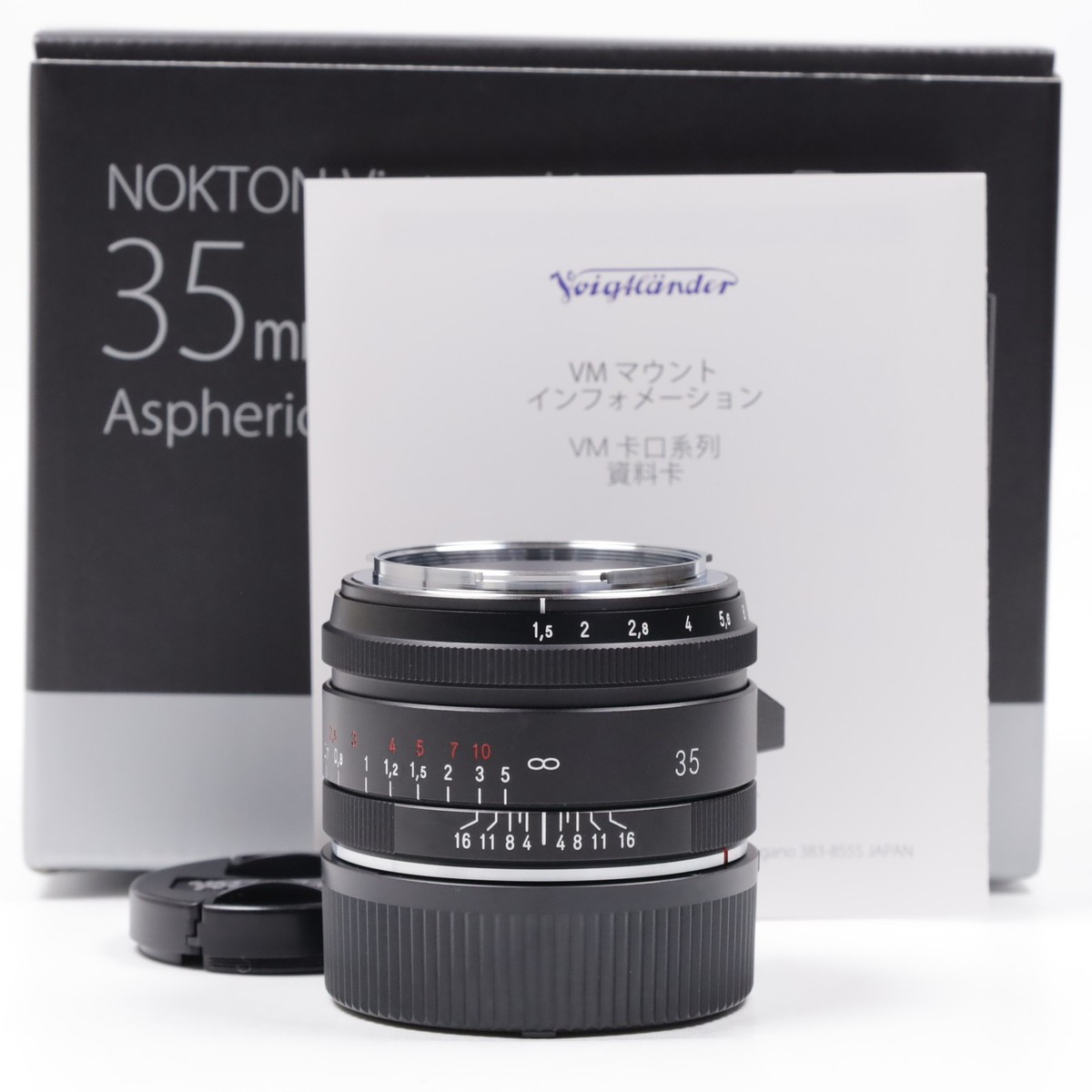 Voigtlander NOKTON Vintage Line 35mm F1.5 Type I VM for LeicaM[Top