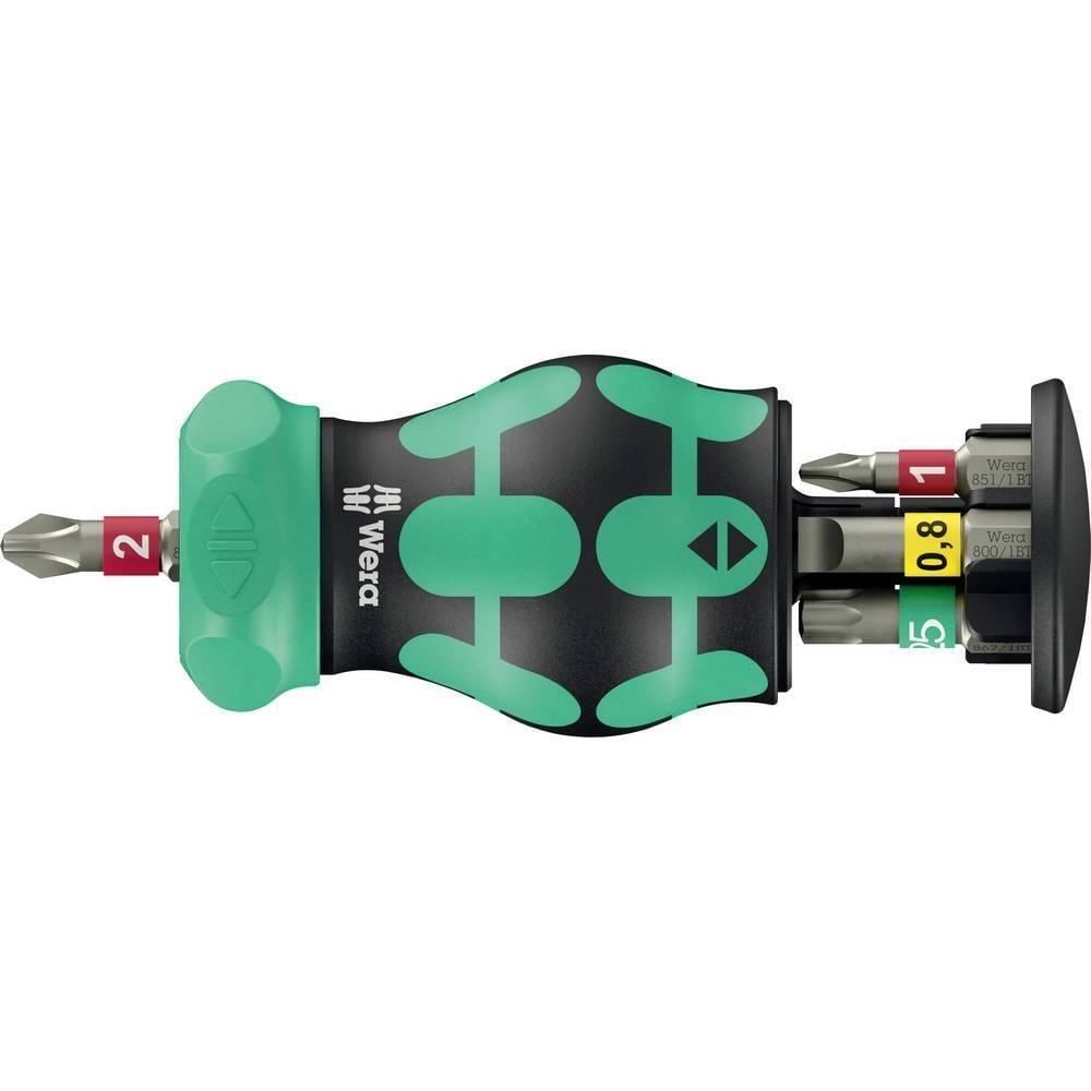 Wera Kompakt Stubby Magazin RA 1 jeu de tournevis compact pour espaces restreints