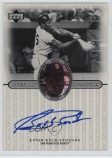 2000 Upper Deck Legends Legendary Signatures Bobby Bonds #S-BB Auto 6h1