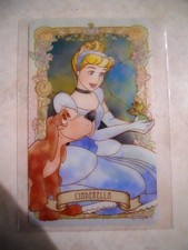 2022 ShopDisney Japan Story Card Sticker SG CIN Cinderella Bruno Suzy