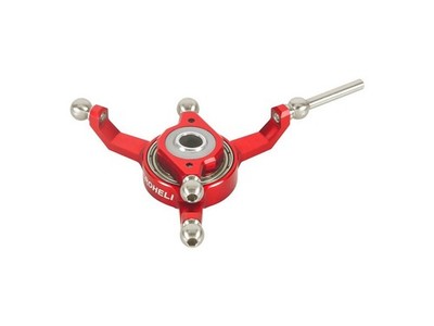 Microheli Precision CNC Aluminium Taumelscheibe (Rot) - Blade Revolution 235 CP