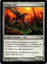 Plague Myr U Mirrodin Besieged 125 NM