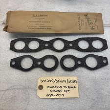 1939-1947 Packard 6 Cylinder Engine Manifold To Block Gasket Set - 351093-95 1939-1947 Packard 6 Cylinder Engine Manifold To Block Gasket Set - 351093-95