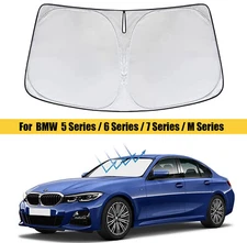 Custom Fit For BMW 5/6/7 Series Car Sunshade Windshield Front Window Cover Visor