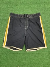 Old Navy Swim Trunks Adult Large Blue Yellow Bathing Suit Pool Beach Mens