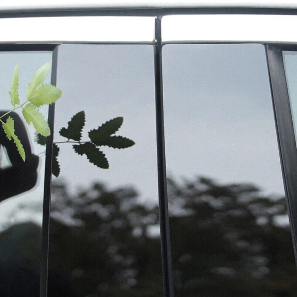 8Pcs Gloss Black Pillar Posts For BMW X3 E83 2004-2010 Door Trim Window Cover — 第 4/4 张图片