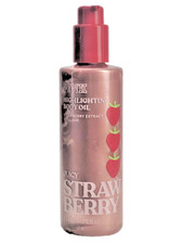 VICTORIA'S SECRET PINK STRAWBERRY HIGHLIGHTING BODY OIL w/ SQUALANE 8 oz 236ml
