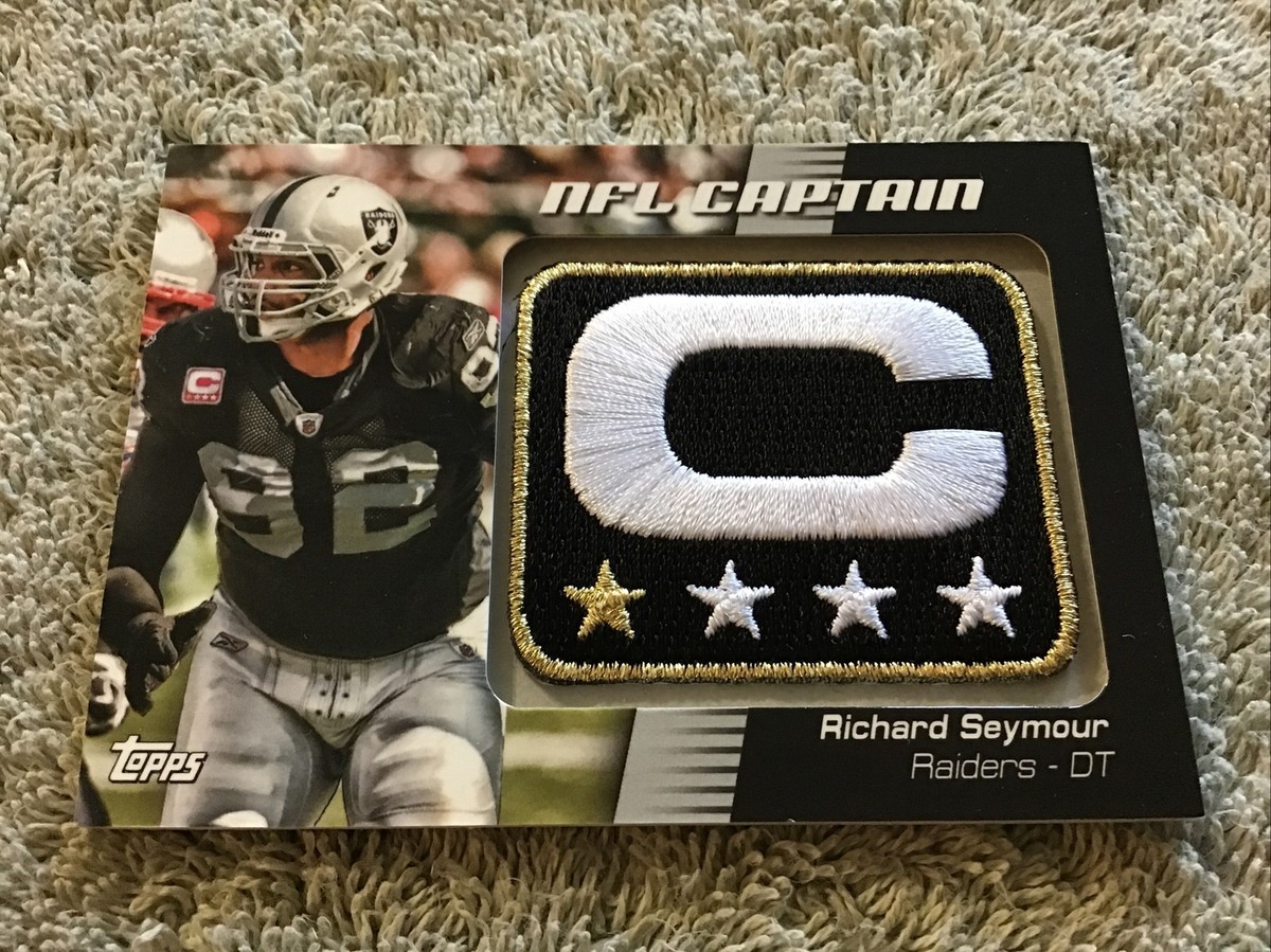 American Football Raiders Captain Patch Oakland Raiders Patch Back