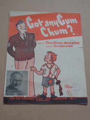 Billy Cotton - Hast du Kaugummi? Noten 2. Weltkrieg