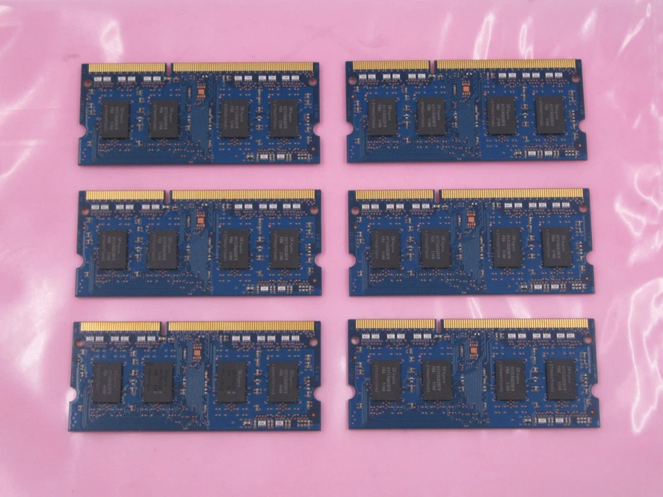 24GB (6x4GB) Hynix HMT451S6BFR8A-PB DDR3L 1600 laptop So-DIMMs PC3L-12800S RAM - Image 2 of 2