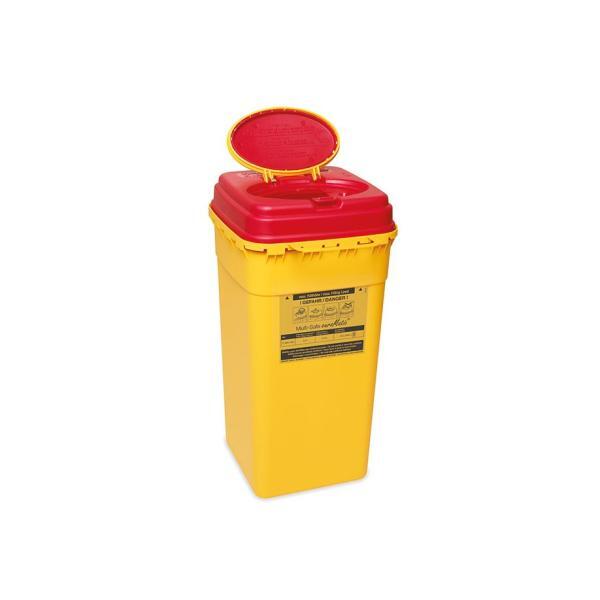 MULTI-SAFE EuroMatic 6000 caja de eliminación de cánulas 6L mando con una sola mano