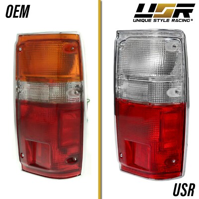 DEPO Red & Clear Tail Lights Fit for 84 85 86 87 88 Toyota Pickup