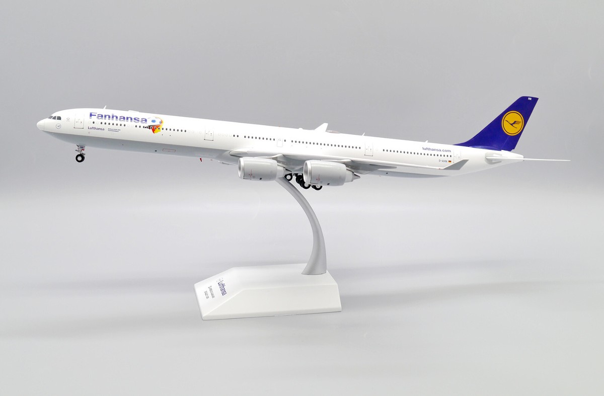 Jcwings Lufthansa Airbus A340-600 Fanhansa (D-AIHN) 1/200 Jcwings Lufthansa Airbus A340-600 Fanhansa (D-AIHN) 1/200