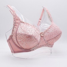 Plus Womens Bras Ultra-thin Lace Sexy Lingerie Underwire Brassiere Lace Bralette