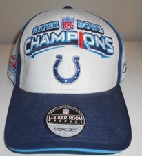 Indianapolis Colts Super Bowl XLI Champion Locker Room Hat Reebok Peyton Manning