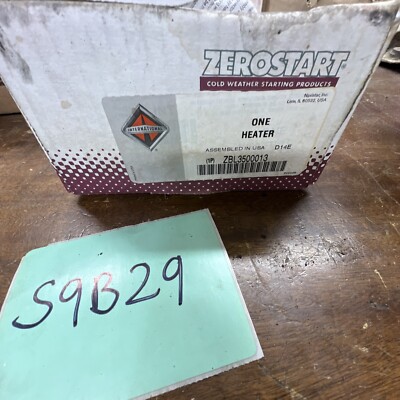 INTERNATIONAL HEATER ZBL3500013 Zero Start