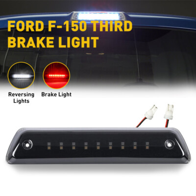 1x 3rd Third Brake Light Full LED Cargo Cab Stop Lamp For 09-14 Ford F150 Pickup