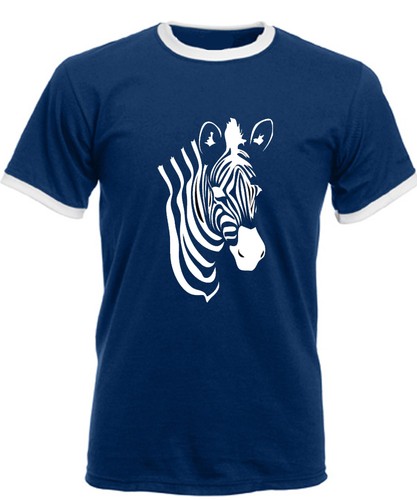 T-SHIRT UOMO ZEBRA BIANCONERI STRISCE MAGLIETTA IDEALE PER TIFOSI JUVENTUS - Picture 6 of 6