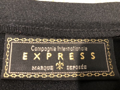 Express black career dress up skirt with side zipper Sz 9/10 - Picture 7 of 7