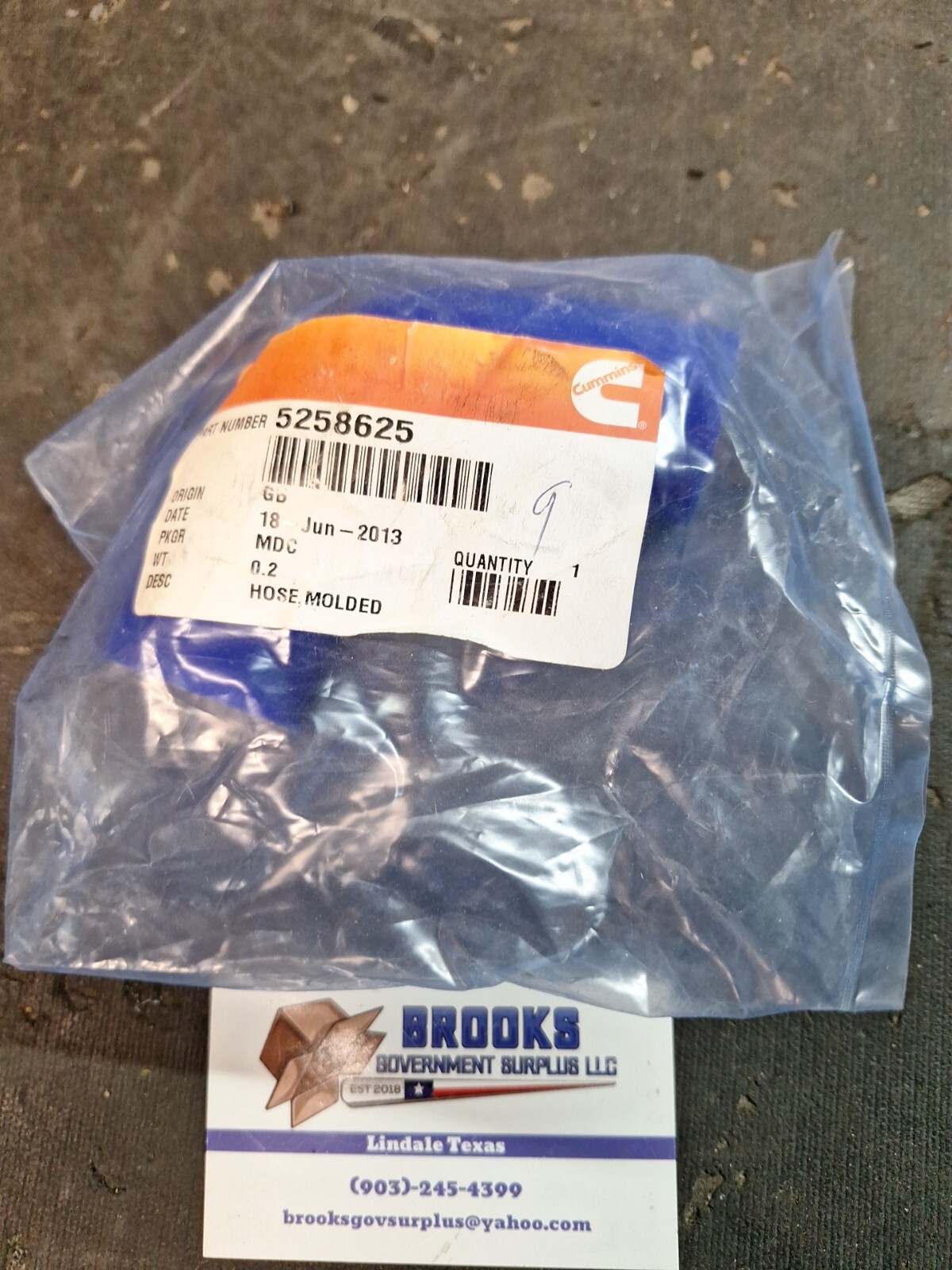 New OEM Genuine Cummins Molded Hose 5258625 | eBay