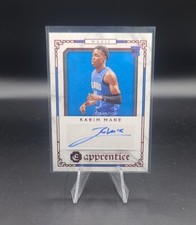2020-21 Panini Chronicles Apprentice Signatures Red Karim Mane #APR-KMN Auto