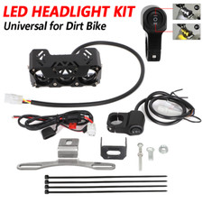 Plug Play LED Light Headlight Switch For Kawasaki Honda Yamaha Suzuki Dirt Bike