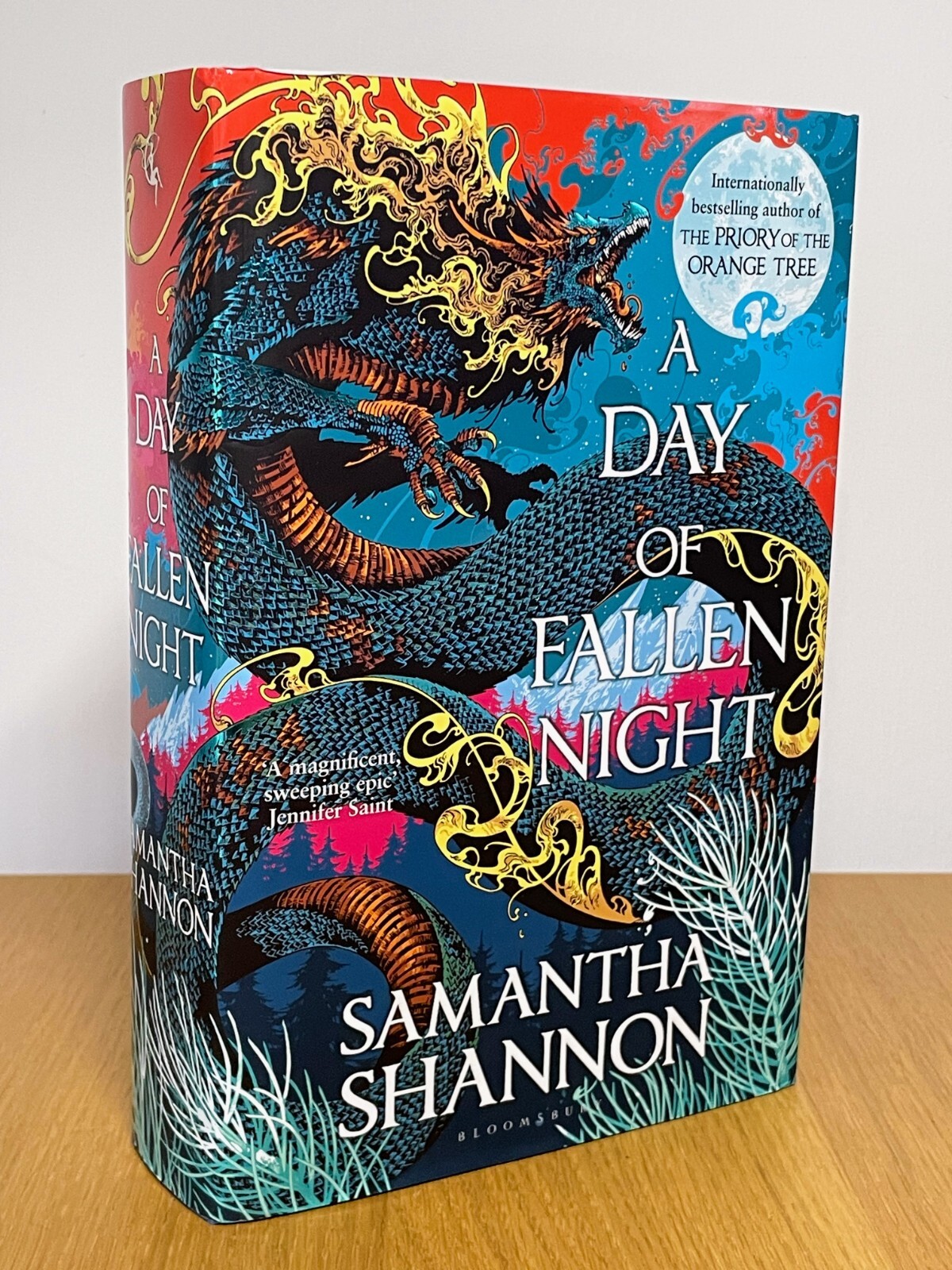A Day of Fallen Night Signed Exclusive Edition Hardback (The Roots of Chaos) NEW
