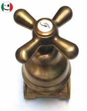 RUBINETTO ARRESTO DA INCASSO BRONZATO - BRONZO