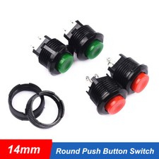 14mm Round Switch Push Button Switch Normally Open Normally Closed Red Green