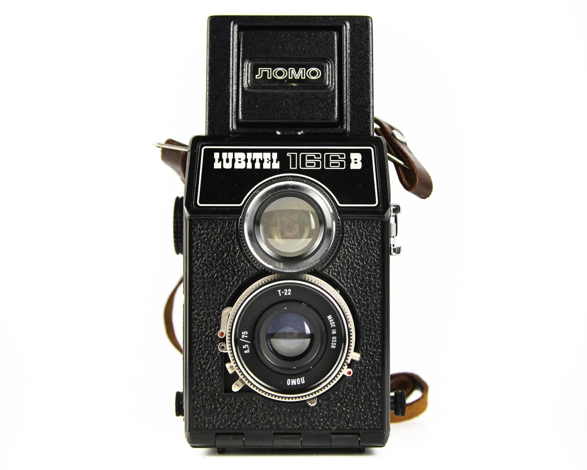 LUBITEL 166 B Soviet camera LOMO Lens TRIPLET - 22 (4.5/75) Made
