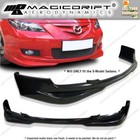 For 07 08 09 Mazda 3 Mazda3 4Dr Sedan Sport Urethane Front Bumper Lip Spoiler (For: Mazda)