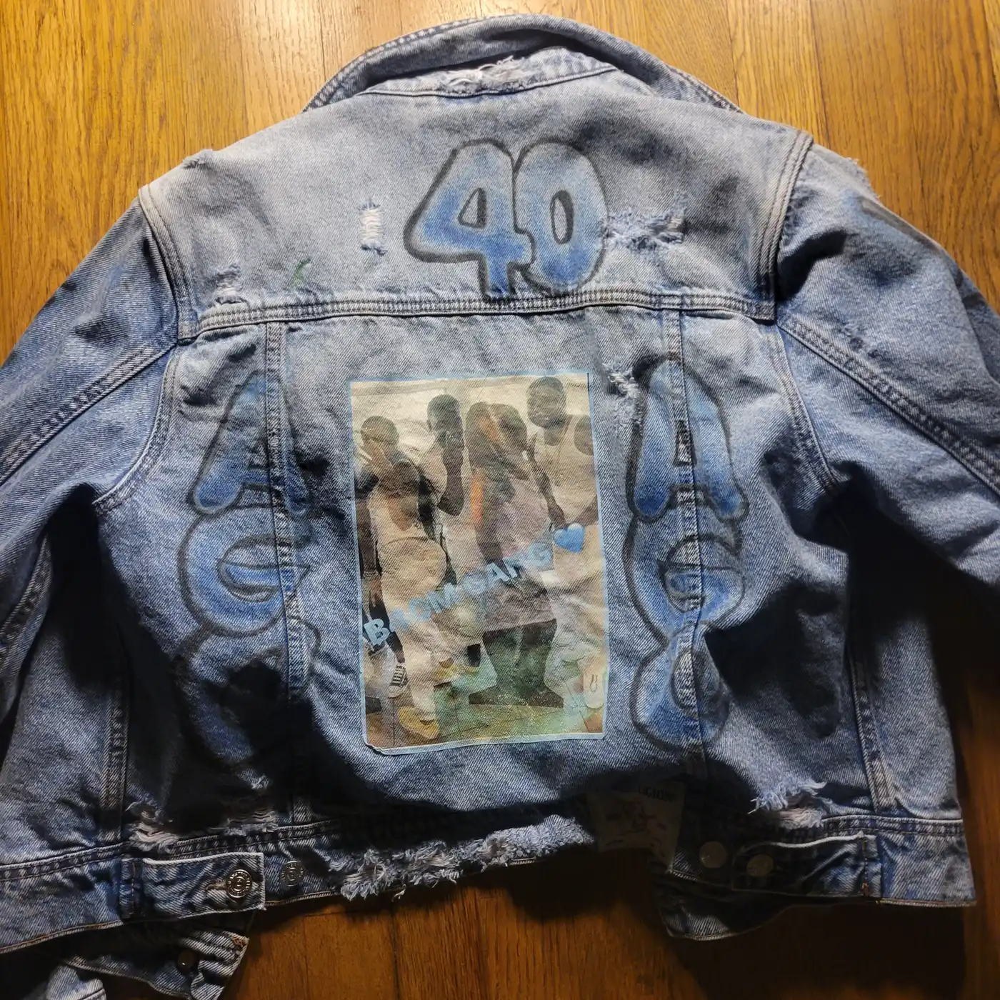 True Religion Denim Trucker Jacket Customized by owners Social