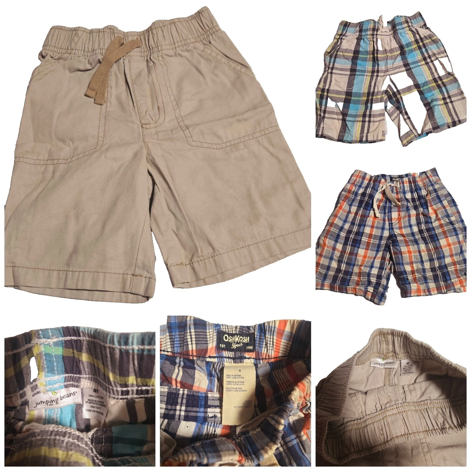 Pantalones cortos para niños Jumping Beans 100 % algodón